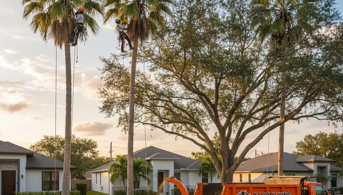 Professional tree removal service in Fort Lauderdale FL safely clearing hazardous trees
